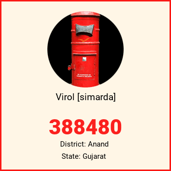 Virol [simarda] pin code, district Anand in Gujarat